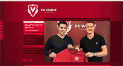 Desktop Screenshot of fcvaduz.li